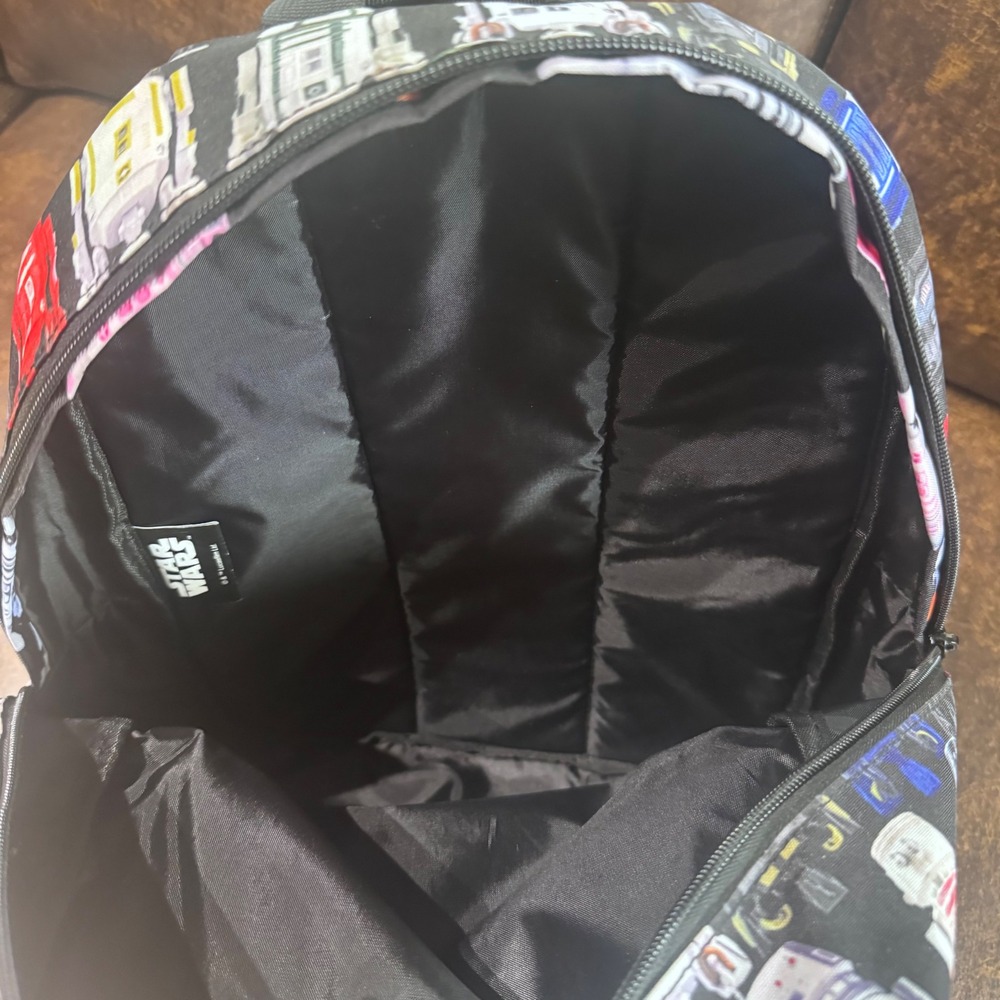 Star Wars R2-D2 Droids All Over Print Backpack Black Astromech Multi Color - Picture 9 of 11